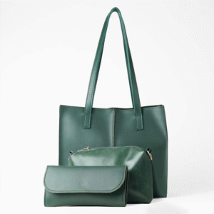 Work tote Bag set of 3 Green
